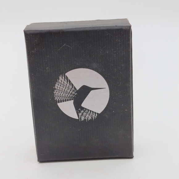 Colibri Branded Black Box with Hummingbird Logo 3x4 In - Picture 2 of 6